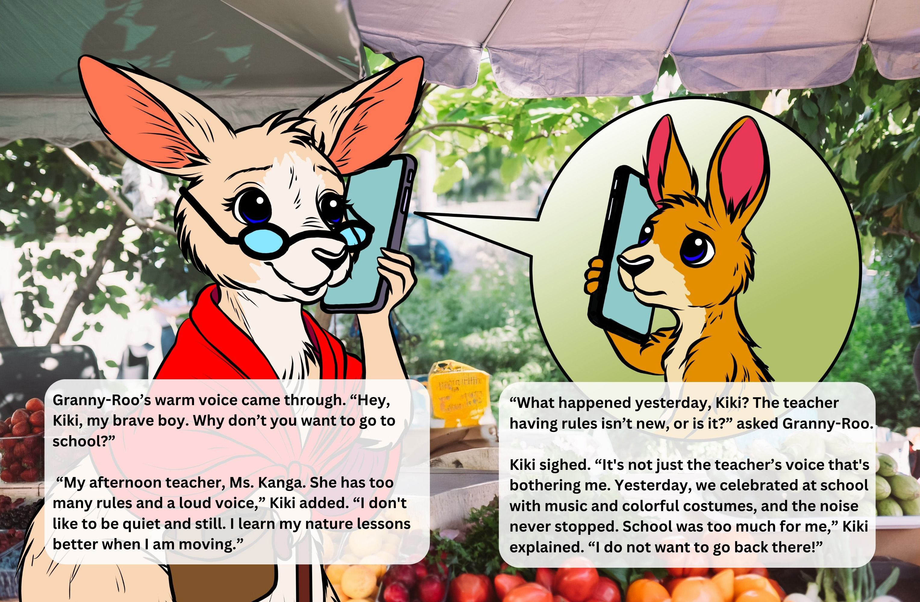 Why Won't You Go to School, Kiki Kangaroo?